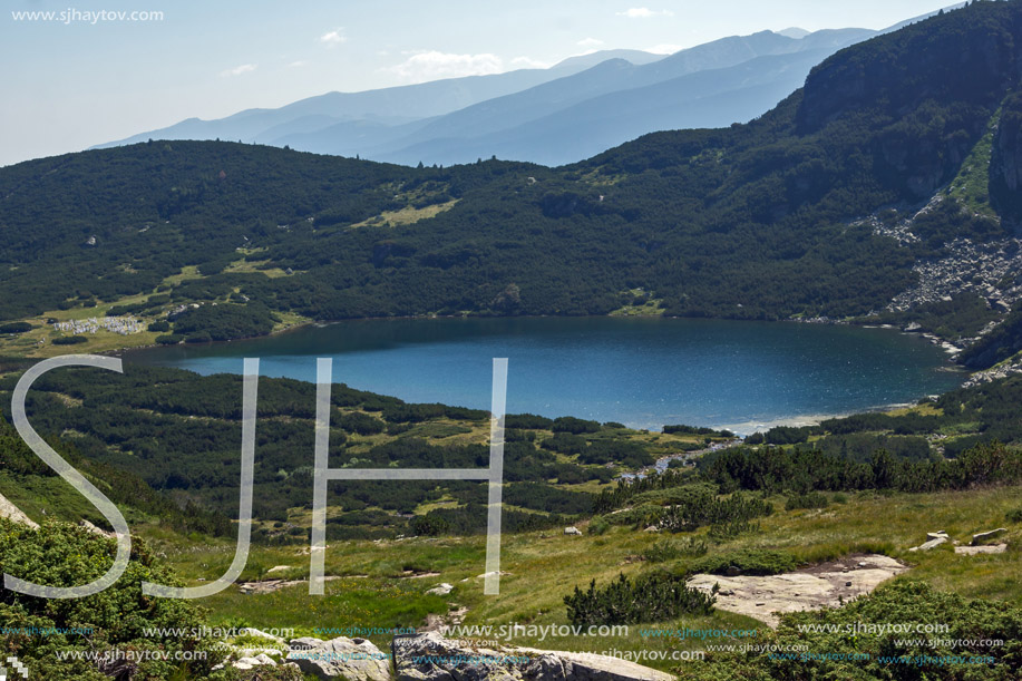 Amazing Landscape of The Lower lake, The Seven Rila Lakes, Bulgaria