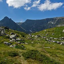 Landscape of Rila Mountan near, The Seven Rila Lakes, Bulgaria