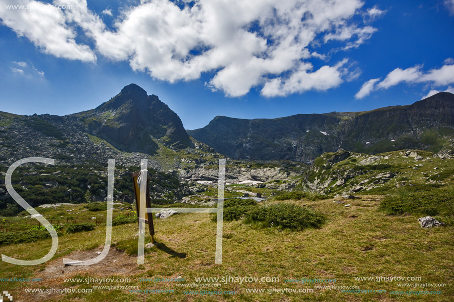 Landscape of Rila Mountan near, The Seven Rila Lakes, Bulgaria