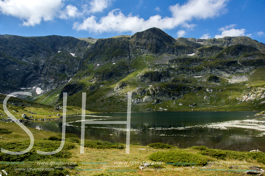 Amazing landscape of The Twin lake, The Seven Rila Lakes, Bulgaria