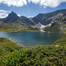 Amazing landscape of The Twin lake, The Seven Rila Lakes, Bulgaria