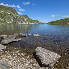 Amazing Landscape of The Kidney lake, The Seven Rila Lakes, Bulgaria