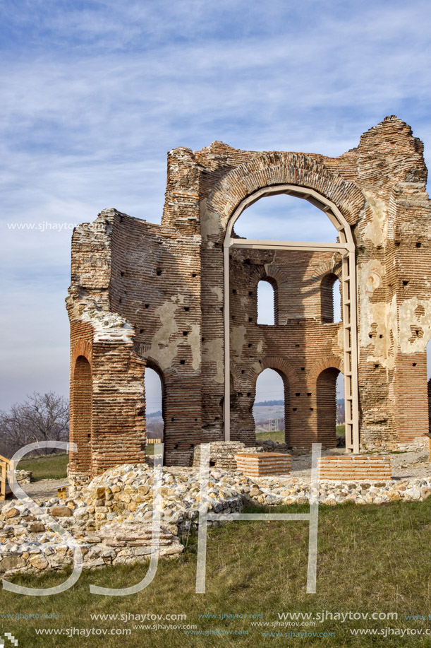 Red Church - large partially preserved late Roman (early Byzantine) Christian basilica near town of Perushtitsa, Plovdiv Region, Bulgaria