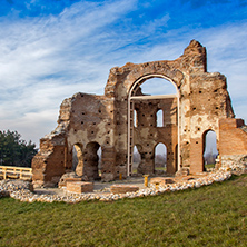 Red Church - large partially preserved late Roman (early Byzantine) Christian basilica near town of Perushtitsa, Plovdiv Region, Bulgaria