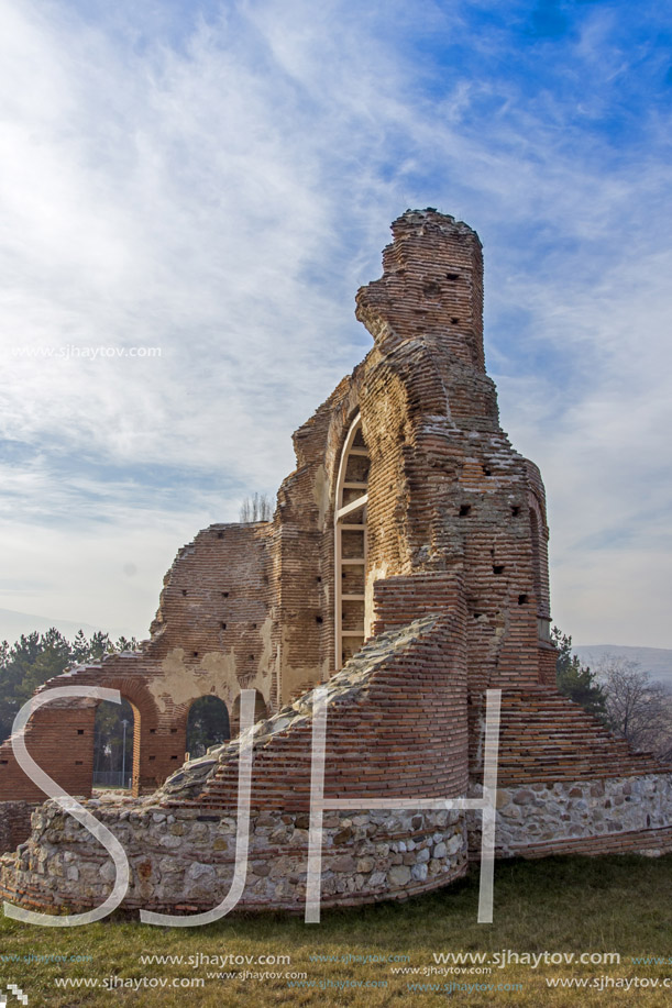 Red Church - large partially preserved late Roman (early Byzantine) Christian basilica near town of Perushtitsa, Plovdiv Region, Bulgaria
