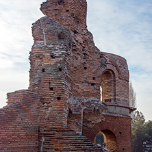 Red Church - large partially preserved late Roman (early Byzantine) Christian basilica near town of Perushtitsa, Plovdiv Region, Bulgaria