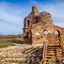 Red Church - large partially preserved late Roman (early Byzantine) Christian basilica near town of Perushtitsa, Plovdiv Region, Bulgaria