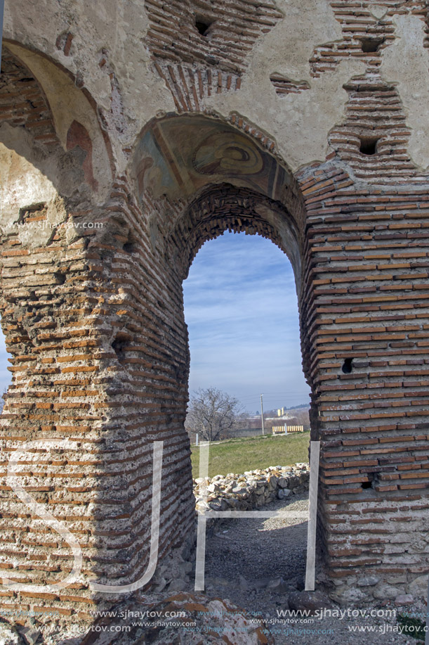 Red Church - large partially preserved late Roman (early Byzantine) Christian basilica near town of Perushtitsa, Plovdiv Region, Bulgaria