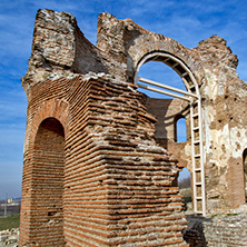 Red Church - large partially preserved late Roman (early Byzantine) Christian basilica near town of Perushtitsa, Plovdiv Region, Bulgaria