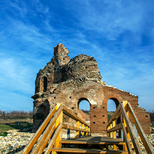 Red Church - large partially preserved late Roman (early Byzantine) Christian basilica near town of Perushtitsa, Plovdiv Region, Bulgaria