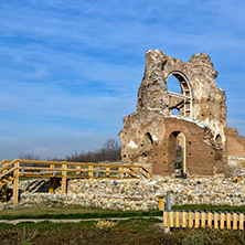 Red Church - large partially preserved late Roman (early Byzantine) Christian basilica near town of Perushtitsa, Plovdiv Region, Bulgaria