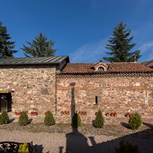 KREMIKOVTSI MONASTERY, BULGARIA - NOVEMBER 3, 2013:  Building in Kremikovtsi Monastery  of Saint George, Sofia City Region,  Bulgaria