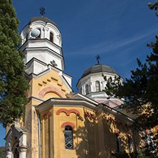 KREMIKOVTSI MONASTERY, BULGARIA - NOVEMBER 3, 2013:  Building in Kremikovtsi Monastery  of Saint George, Sofia City Region,  Bulgaria