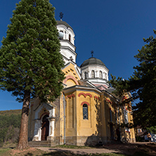 KREMIKOVTSI MONASTERY, BULGARIA - NOVEMBER 3, 2013:  Building in Kremikovtsi Monastery  of Saint George, Sofia City Region,  Bulgaria