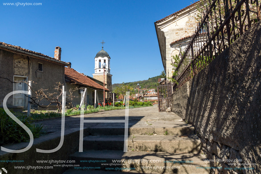 VELIKO TARNOVO, BULGARIA -  APRIL 11, 2017:  St. Nicholas Church  in city of Veliko Tarnovo, Bulgaria