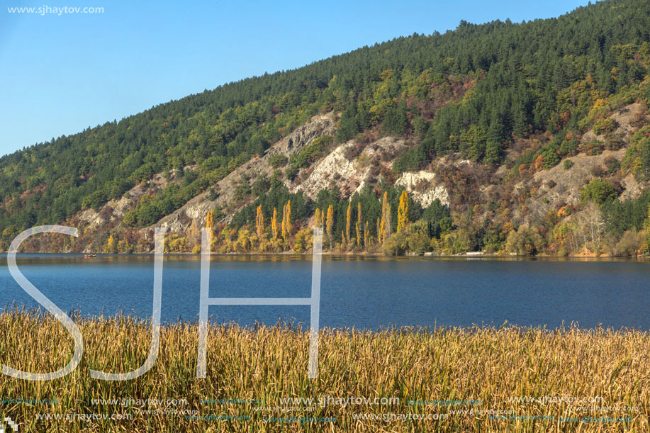 Autumn of Pancharevo lake, Sofia city Region, Bulgaria