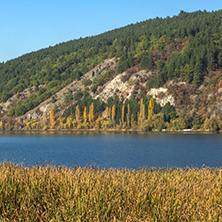 Autumn of Pancharevo lake, Sofia city Region, Bulgaria