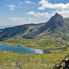 Amazing Landscape of The Twin lake, The Seven Rila Lakes, Bulgaria