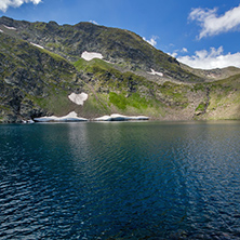 Amazing Landscape of The Eye lake, The Seven Rila Lakes, Bulgaria