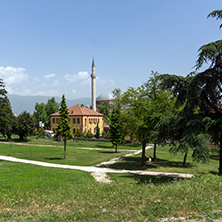 SKOPJE, REPUBLIC OF MACEDONIA - 13 MAY 2017: Mustafa Pasha"s Mosque in city of Skopje, Republic of Macedonia