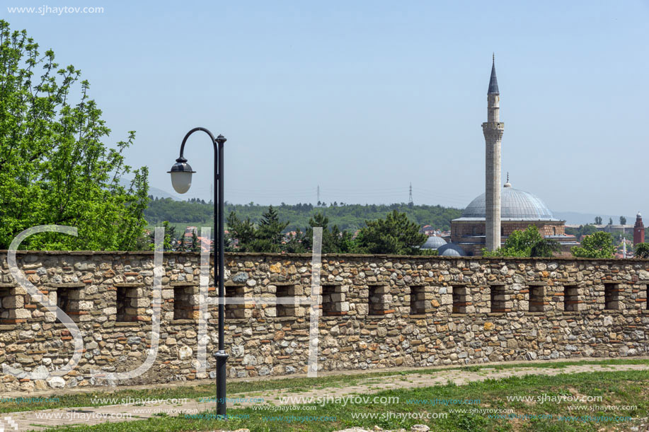 SKOPJE, REPUBLIC OF MACEDONIA - 13 MAY 2017: Skopje fortress (Kale fortress) in the Old Town, Republic of Macedonia