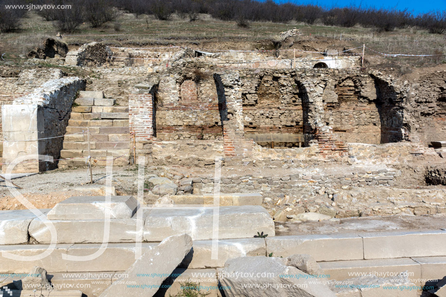 Heraclea Sintica -  Ruins of ancient Greek polis,  located near town of Petrich, Bulgaria