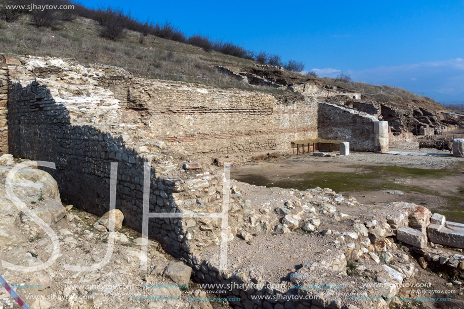 Heraclea Sintica -  Ruins of ancient Greek polis,  located near town of Petrich, Bulgaria