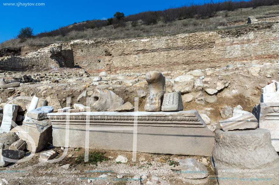 Heraclea Sintica -  Ruins of ancient Greek polis,  located near town of Petrich, Bulgaria