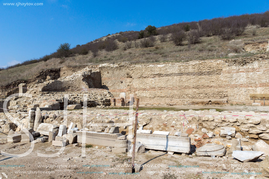Heraclea Sintica -  Ruins of ancient Greek polis,  located near town of Petrich, Bulgaria