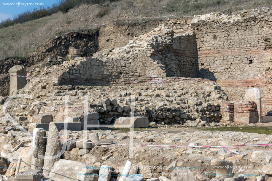Heraclea Sintica -  Ruins of ancient Greek polis,  located near town of Petrich, Bulgaria