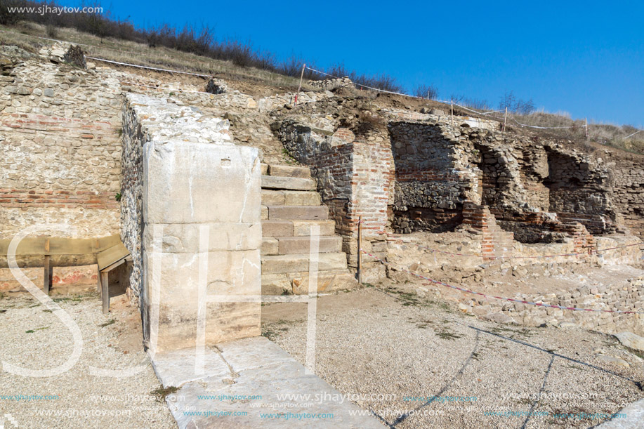 Heraclea Sintica -  Ruins of ancient Greek polis,  located near town of Petrich, Bulgaria