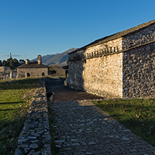 Amazing Sunset view of castle of Ioannina, Epirus, Greece