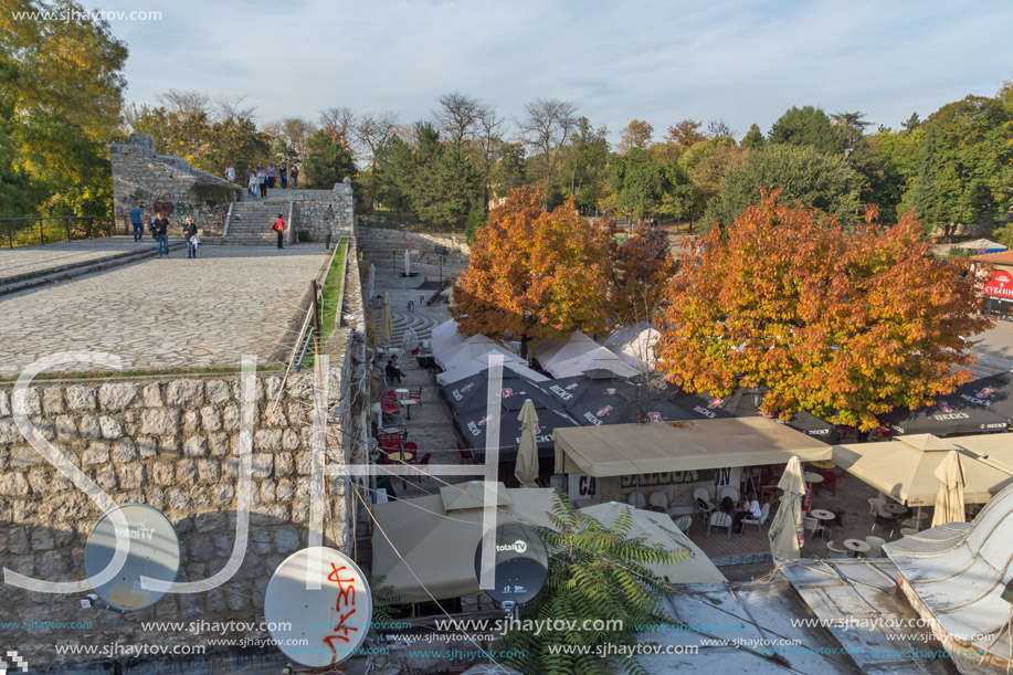 NIS, SERBIA- OCTOBER 21, 2017: Panoramic view of City of Nis from Fortress, Serbia