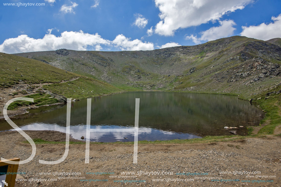 Amazing Landscape of The Tear lake, The Seven Rila Lakes, Bulgaria