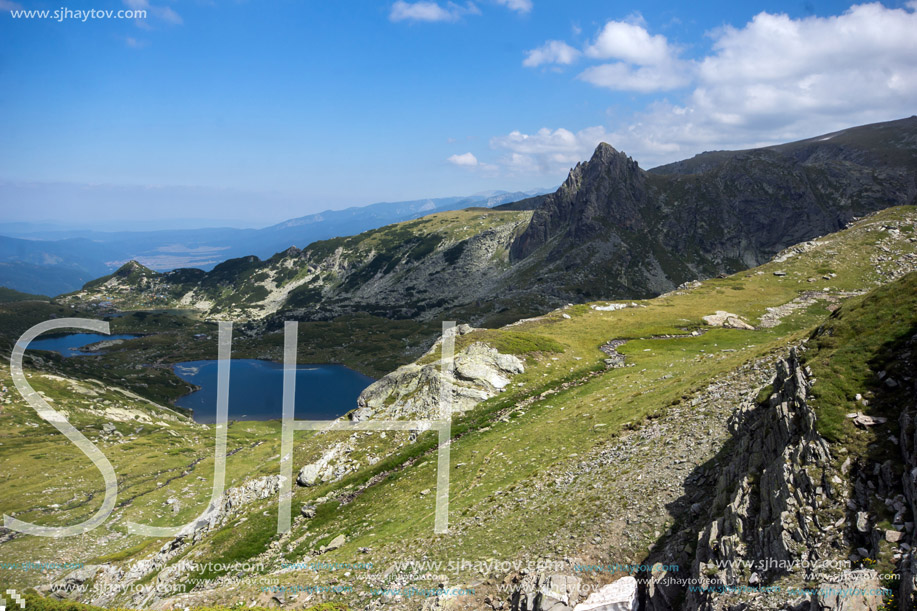 Amazing Landscape of The Twin lake, The Seven Rila Lakes, Bulgaria