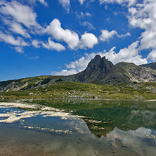 Amazing Landscape of The Twin lake, The Seven Rila Lakes, Bulgaria