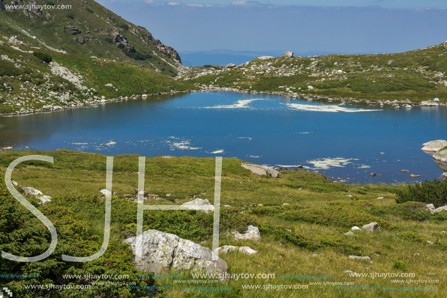 Amazing Landscape of The Trefoil lake, The Seven Rila Lakes, Bulgaria