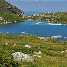 Amazing Landscape of The Trefoil lake, The Seven Rila Lakes, Bulgaria
