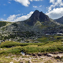 Amazing Panoramic Landscape near The Seven Rila Lakes, Bulgaria
