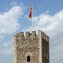 SKOPJE, REPUBLIC OF MACEDONIA - 13 MAY 2017: Skopje fortress (Kale fortress) in the Old Town, Republic of Macedonia