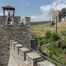 SKOPJE, REPUBLIC OF MACEDONIA - 13 MAY 2017: Skopje fortress (Kale fortress) in the Old Town, Republic of Macedonia