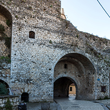 IOANNINA, GREECE - DECEMBER 27, 2014: Amazing Sunset view of castle of Ioannina, Epirus, Greece