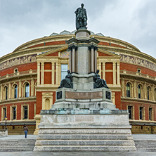 LONDON, ENGLAND - JUNE 18 2016: Amazing view of Royal Albert Hall, London, Great Britain