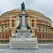 LONDON, ENGLAND - JUNE 18 2016: Amazing view of Royal Albert Hall, London, Great Britain