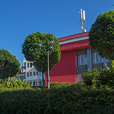 SAPAREVA BANYA, BULGARIA- AUGUST 13, 2013: Center of Spa Resort of Sapareva Banya, Bulgaria