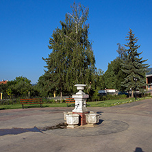 SAPAREVA BANYA, BULGARIA- AUGUST 13, 2013: Center of Spa Resort of Sapareva Banya, Bulgaria