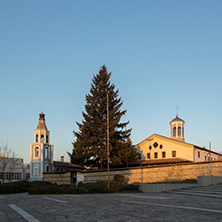 PANAGYURISHTE, BULGARIA - DECEMBER 13, 2013: Church Of The Blessed Virgin Mary in Historical town of Panagyurishte, Pazardzhik Region, Bulgaria