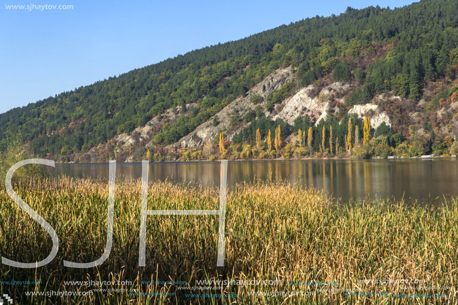 Autumn of Pancharevo lake, Sofia city Region, Bulgaria