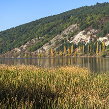 Autumn of Pancharevo lake, Sofia city Region, Bulgaria
