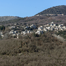 Panoramic view of village Vitsa, Zagori, Epirus, Greece